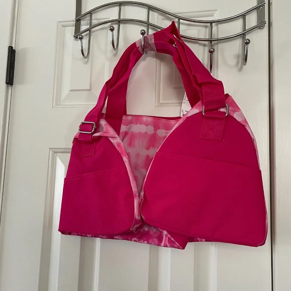 Justice Pink Dance Heart Duffle Bag New with Tags